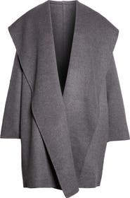 TOTEME Double Face Wool Hoodie Coat