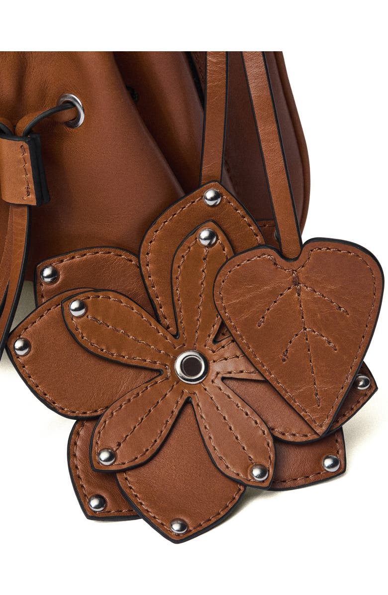 MANGO Leather Shoulder Bag, Alternate, color,