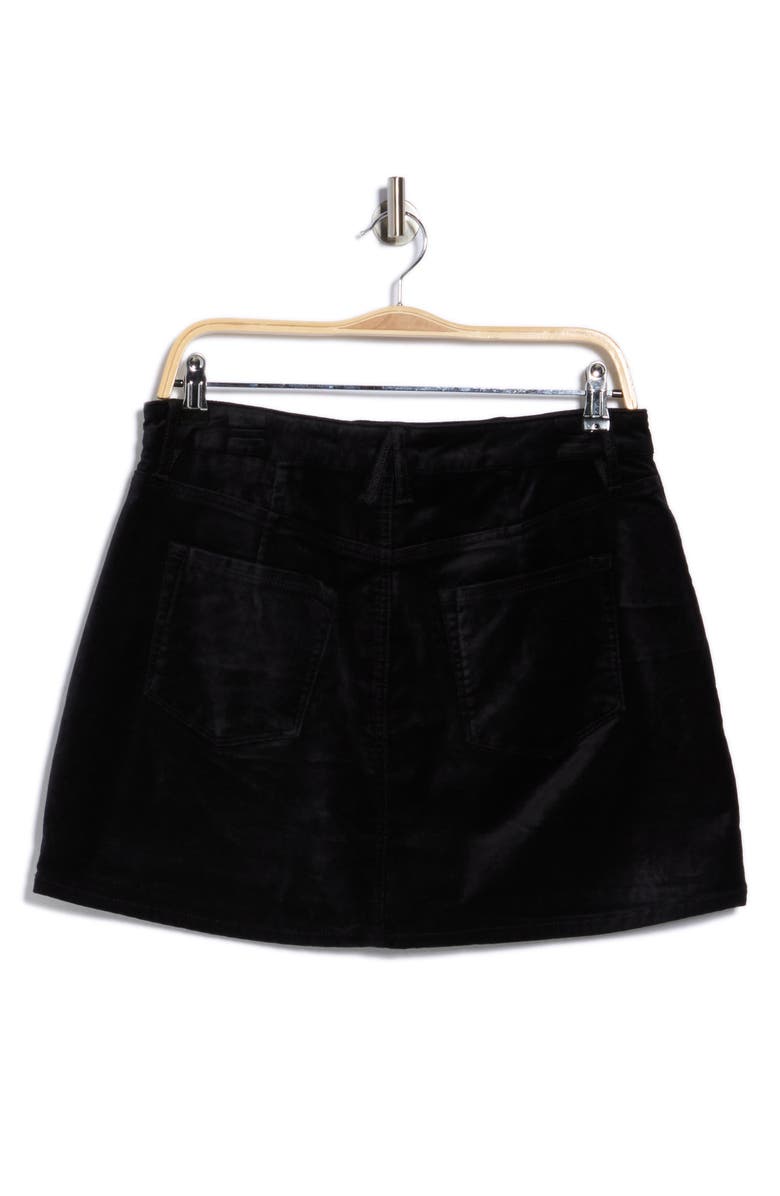 Velvet Miniskirt
