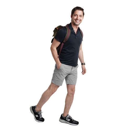 Peter Manning Tech Shorts In Gray