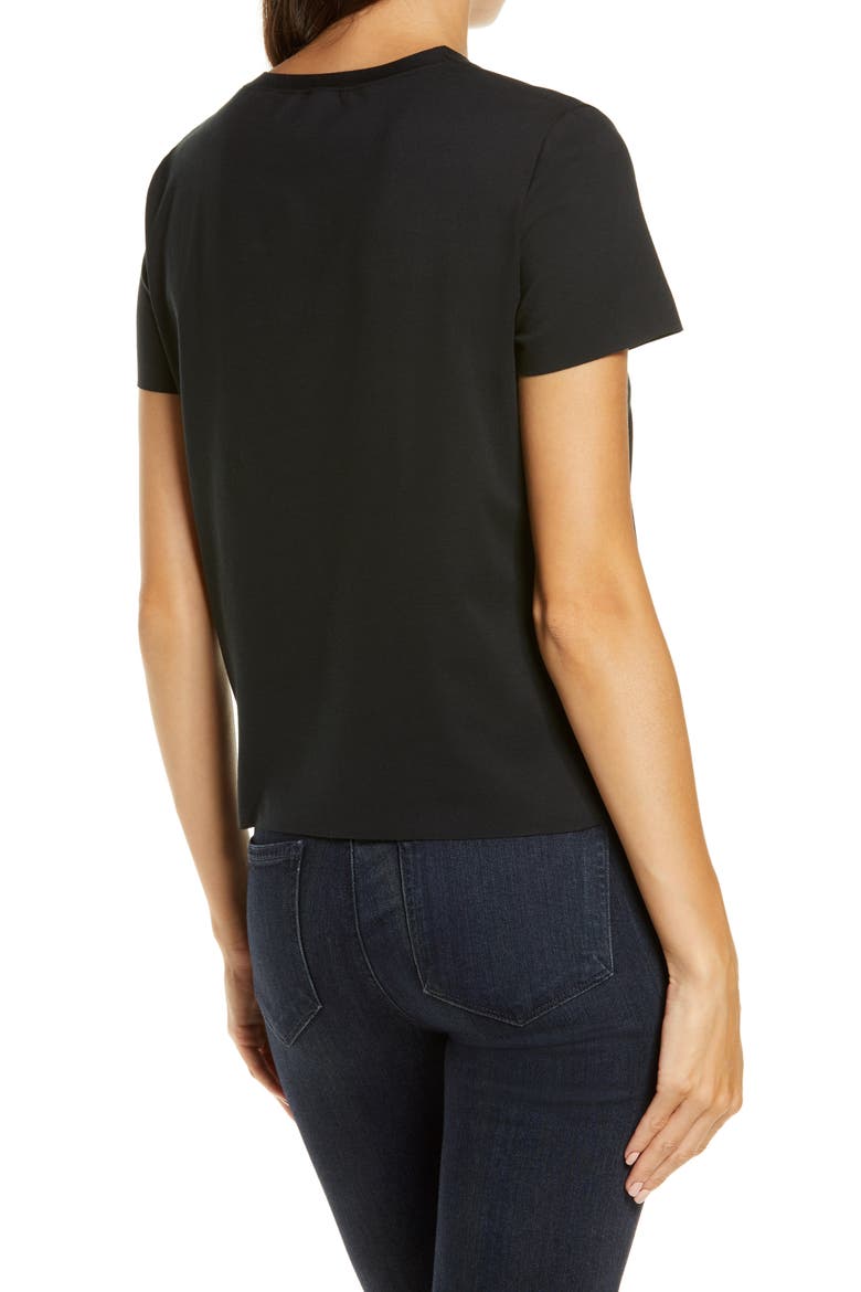 Essential Crewneck Tee, Alternate, color, BLACK