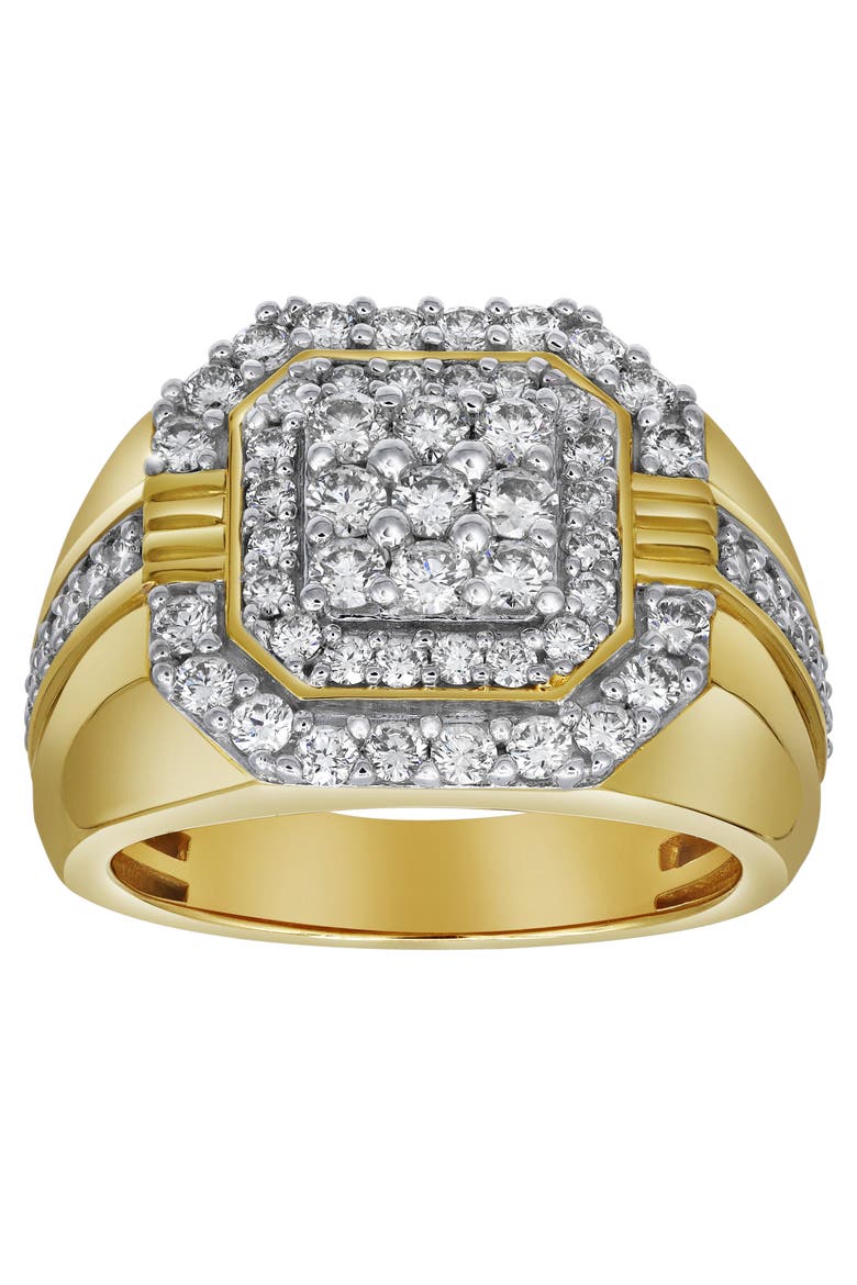 Golden Gloves 14K Yellow Gold Diamond Men Statement Ring - 1.75ct., Main, color, 14K Yellow Gold