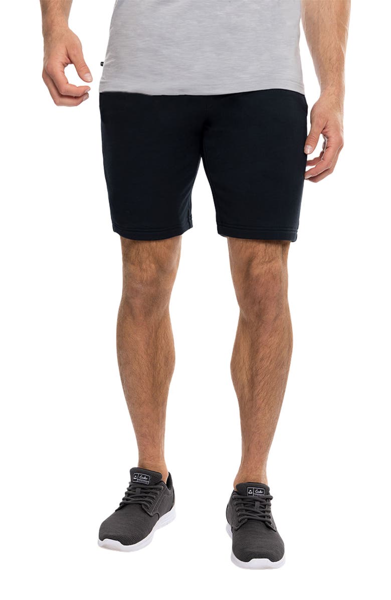 TravisMathew Cloud Knit Shorts, Main, color, Black