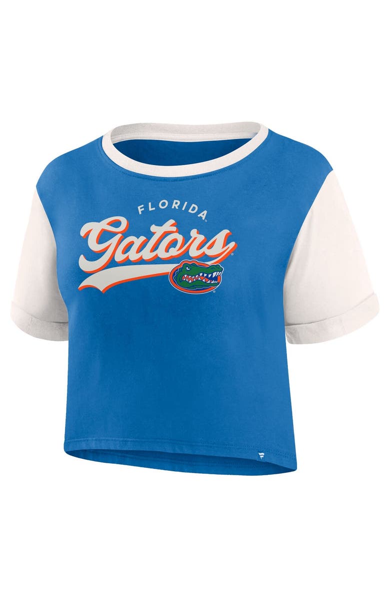 FANATICS Women's Fanatics Branded Royal Florida Gators Color-Block Script Tail T-Shirt, Alternate, color, Royal