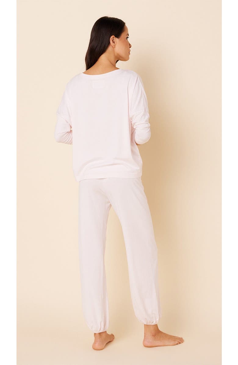 The Cat's Pajamas Pima Knit Pullover Set, Alternate, color, Classic Pink Moment