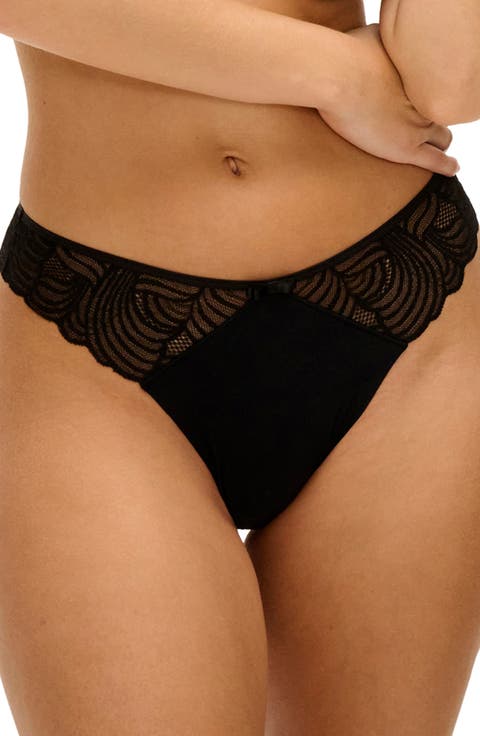 Alanna Lace Trim Thong