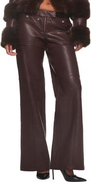 I.AM.GIA Sarrin Faux Leather Wide Leg Pants