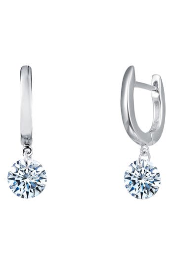 Lafonn Framless Drop Earrings In White