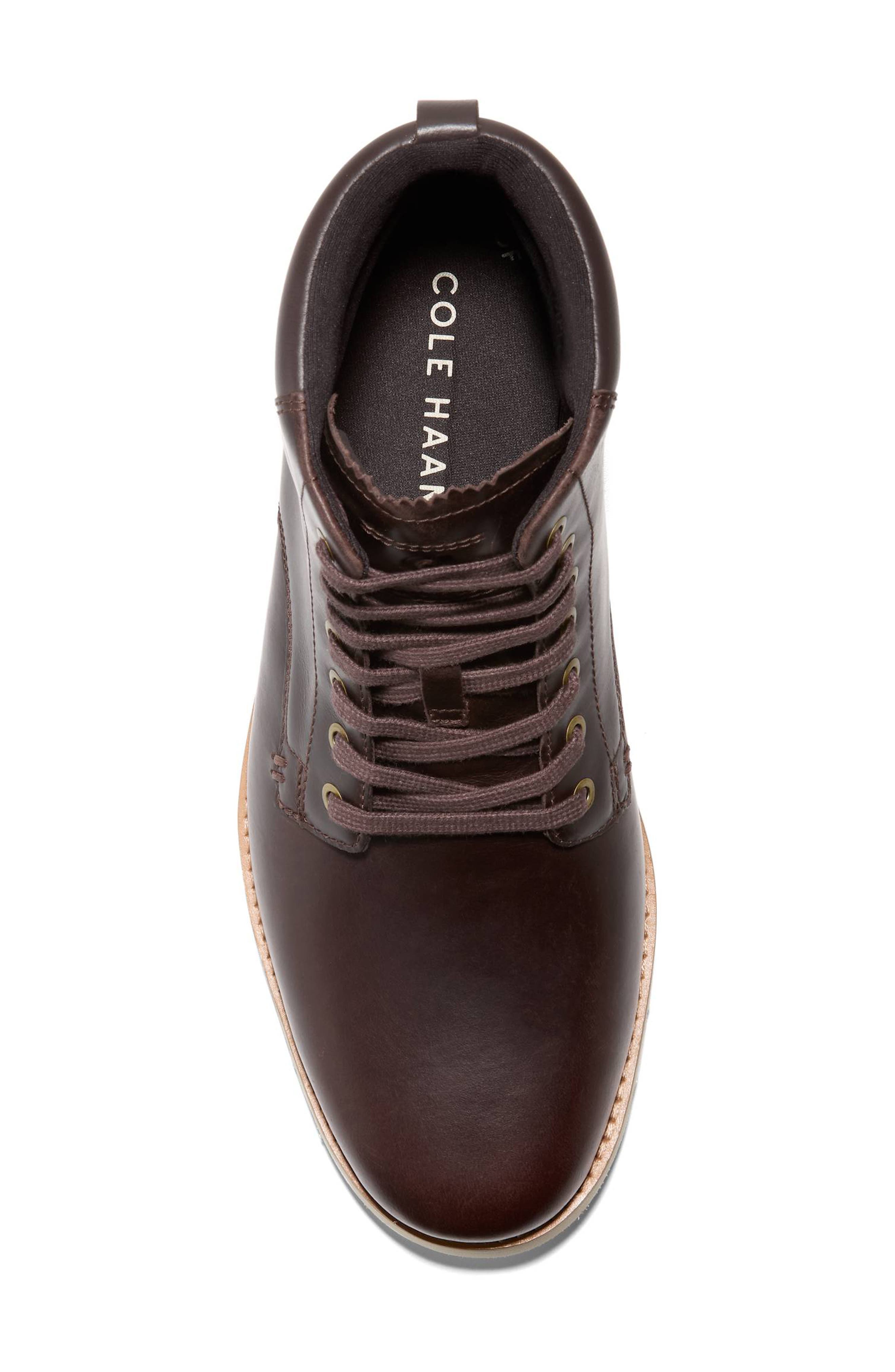 Cole Haan Grand Woodbury Waterproof Boot, Alternate, color, Maple/ Walnut/ Alabaster