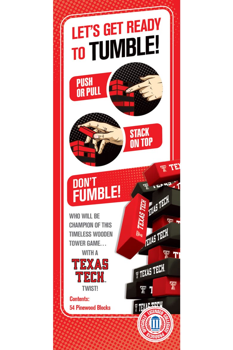 Texas Tech Red Raiders Tumble Tower, Alternate, color, Multicolor