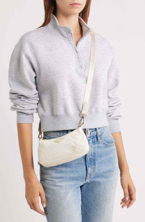 Mz Wallace Mini Chelsea Nylon Shoulder Bag In Sand