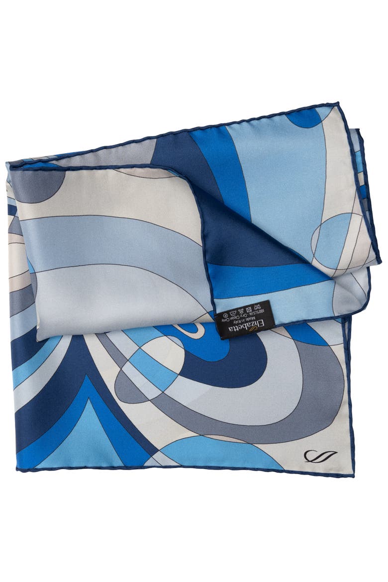 Michelle - Silk Bandana for Women, Alternate, color, Blue