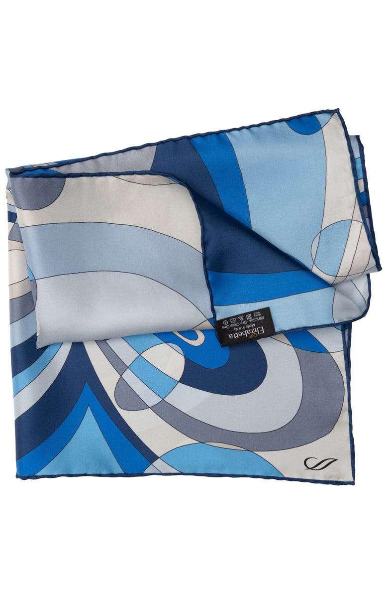Elizabetta Michelle - Silk Bandana for Women, Alternate, color, Blue