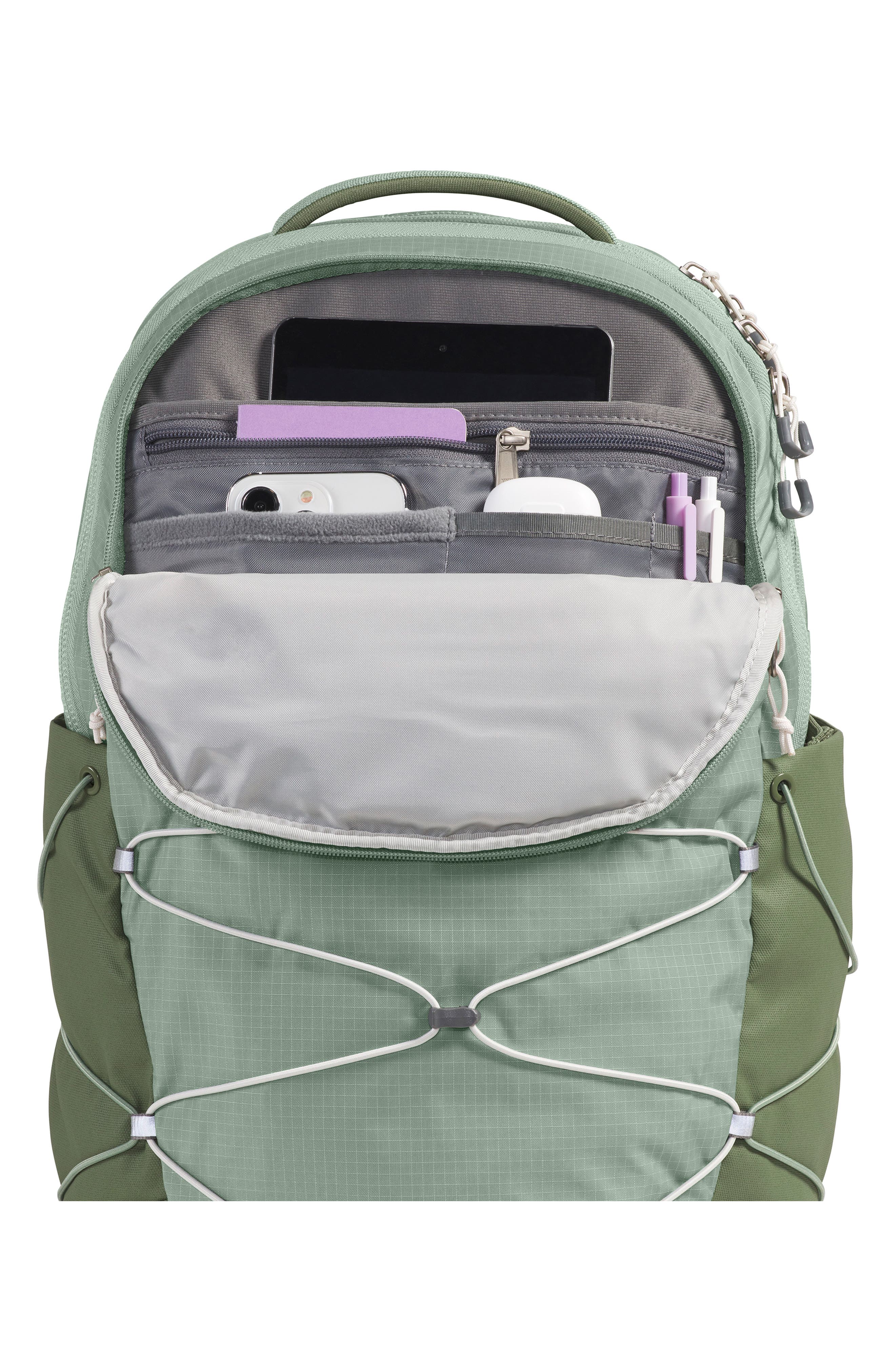 Borealis Water Repellent Backpack, Alternate, color, SLATE MOSS/ BARK MIST