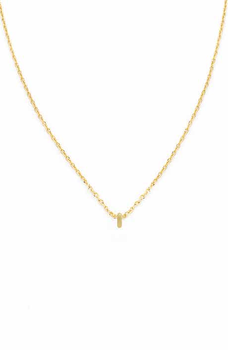 Panacea Bubble Initial Necklace