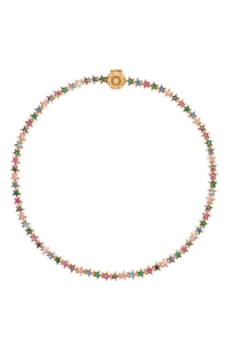 Kate Spade New York star tennis necklace, Main, color, 
