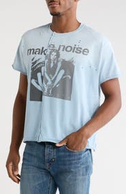 JADED LONDON Make Noise Graphic T-Shirt