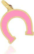 The Lovery Fine Jewelry Bubblegum Pink Horseshoe Charm