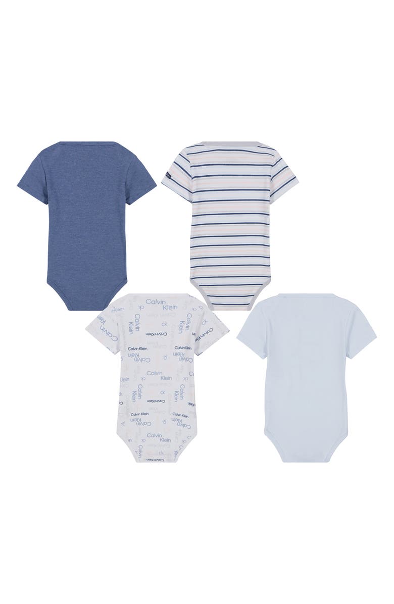 Calvin Klein Assorted 4-Pack Bodysuits, Alternate, color,