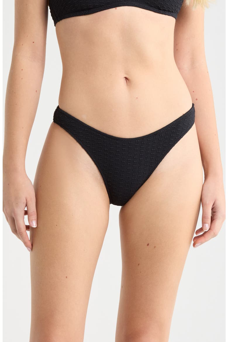 Haliewa Scoop Front Bikini Bottoms, Main, color, ANTHRACITE