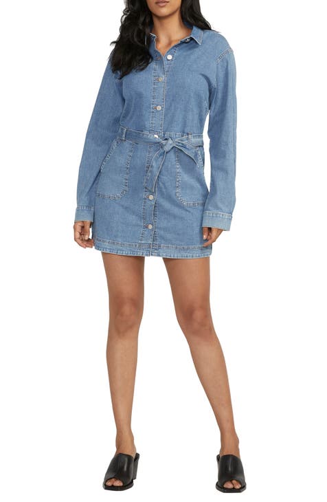 Nordstrom jean dress hotsell