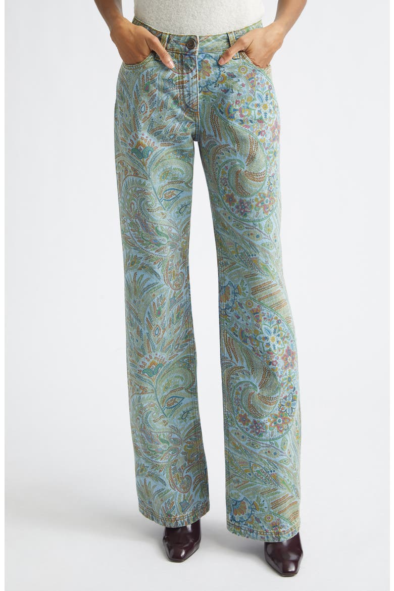 Paisley Jeans, Main, color, MULTICOLOR ON PALE BLUE BASE
