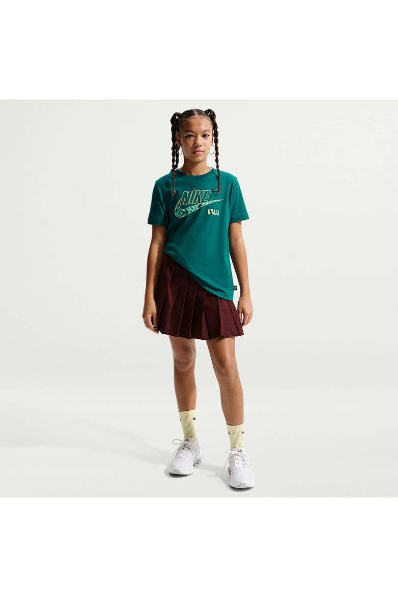 Youth Nike Green Brazil National Team Futura T-Shirt, Main, color, Green