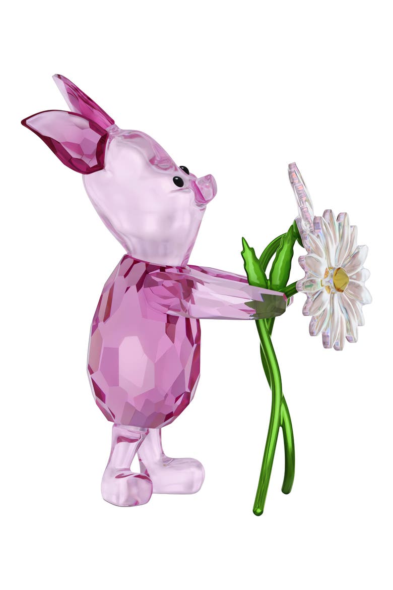 Winnie the Pooh Piglet Crystal Figurine, Alternate, color, PINK