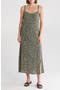 Ditsy Print Maxi Dress