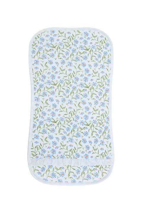 Baby Girl Cotton Ruffle Burp Cloth