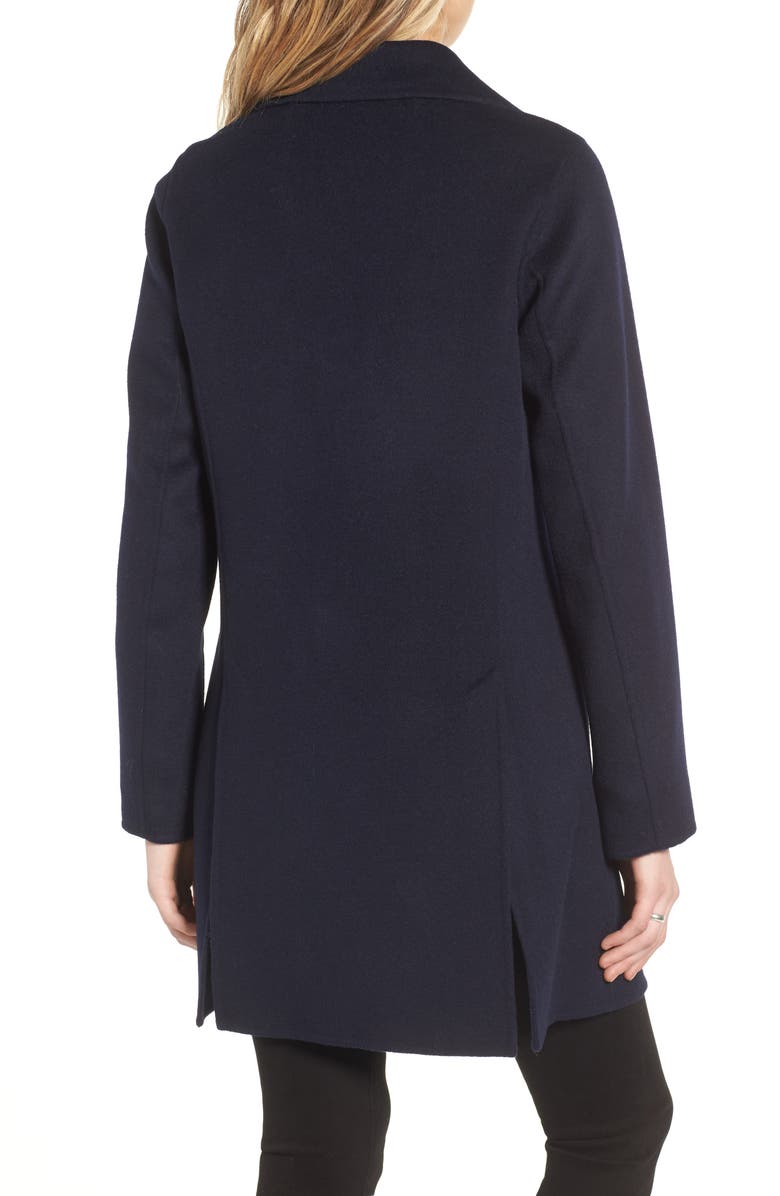 Derek Lam 10 Crosby Double-Face Wool Moto Style Coat, Alternate, color, 