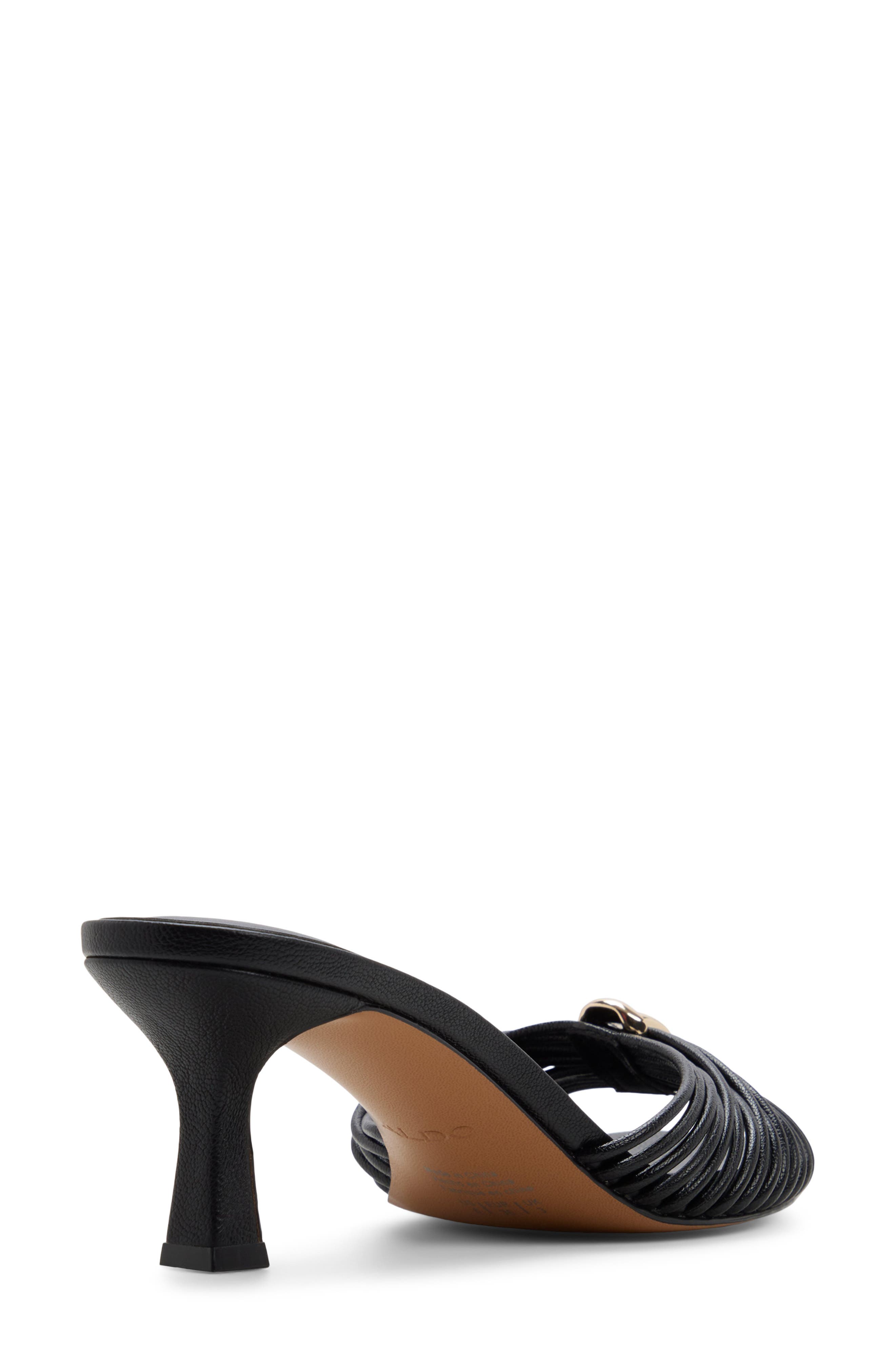 ALDO Arianna Slide Sandal, Alternate, color, Black