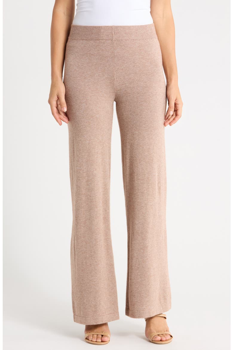 Emily Sweater Pants, Main, color, ASH BROWN