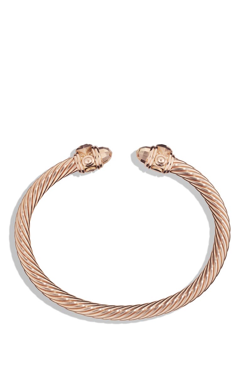 Renaissance Bracelet in 18K Rose Gold, 5mm, Alternate, color, ROSE GOLD