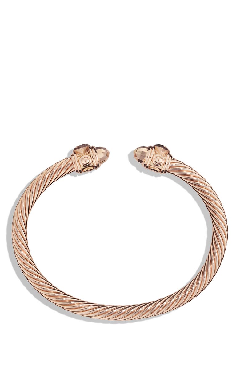 David Yurman Renaissance Bracelet in 18K Rose Gold, 5mm, Alternate, color, 
