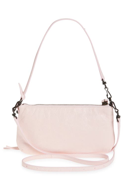 Balenciaga Le City Leather Pouch On A Strap In Pink
