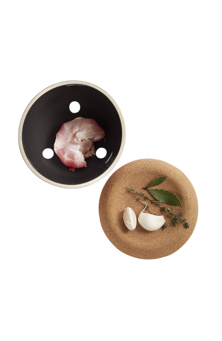 Emile Henry Made in France Garlic Pot, Alternate, color, Truffle
