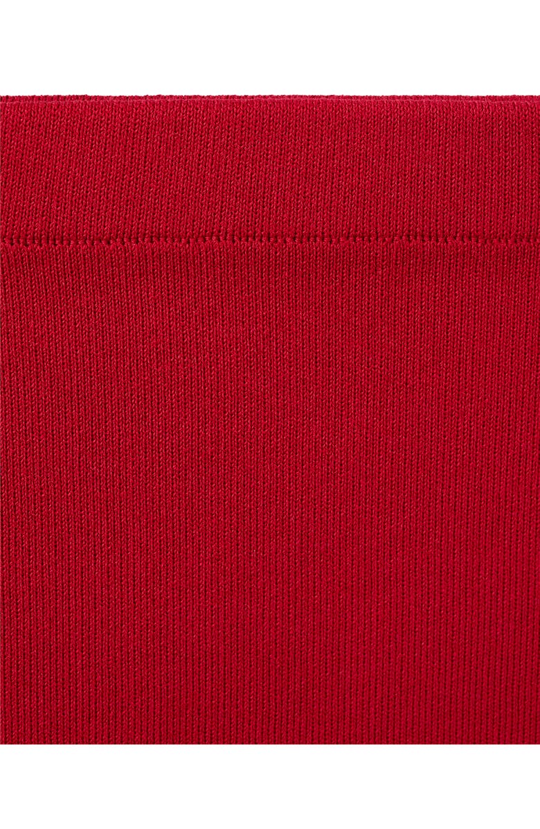 MANGO Knit Miniskirt, Alternate, color, Red
