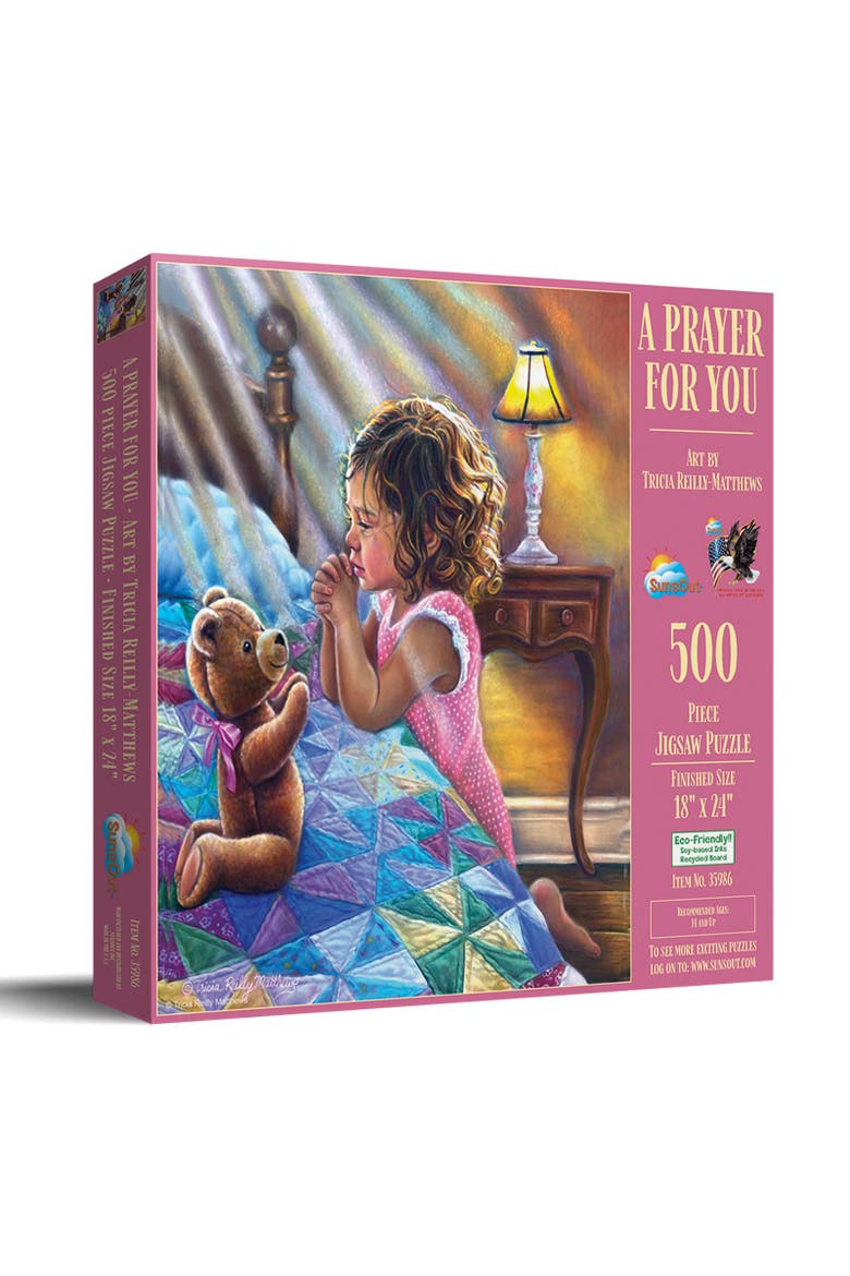 A Prayer for You 500 piece Jigsaw Puzzle for Adults, Main, color, Multicolor