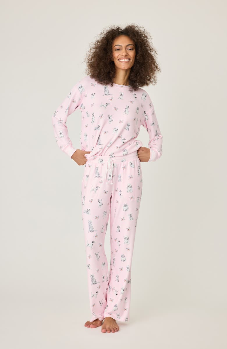 PJ Salvage Butterfly Pajama Pants, Alternate, color,