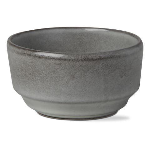 Stinson Small Serving Bowl Light Gray Ceramic Dishwasher Safe