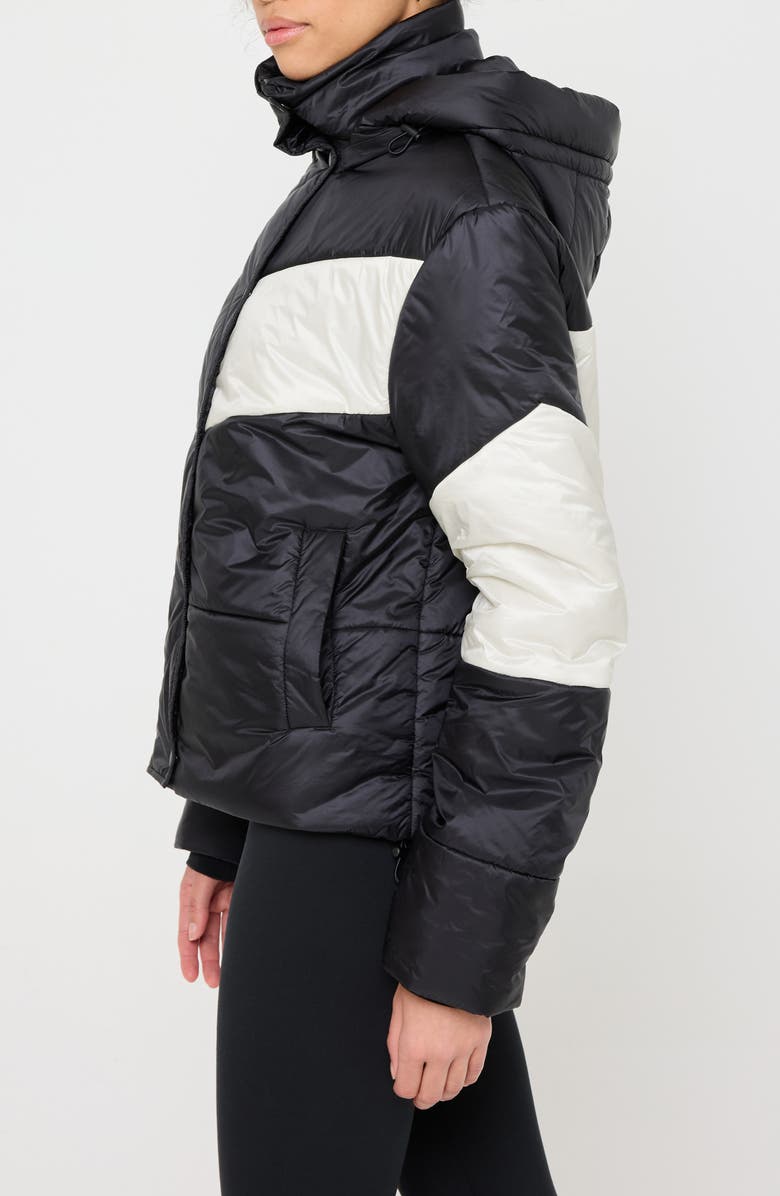 Spiritual Gangster Aero Hooded Puffer Jacket, Alternate, color, 