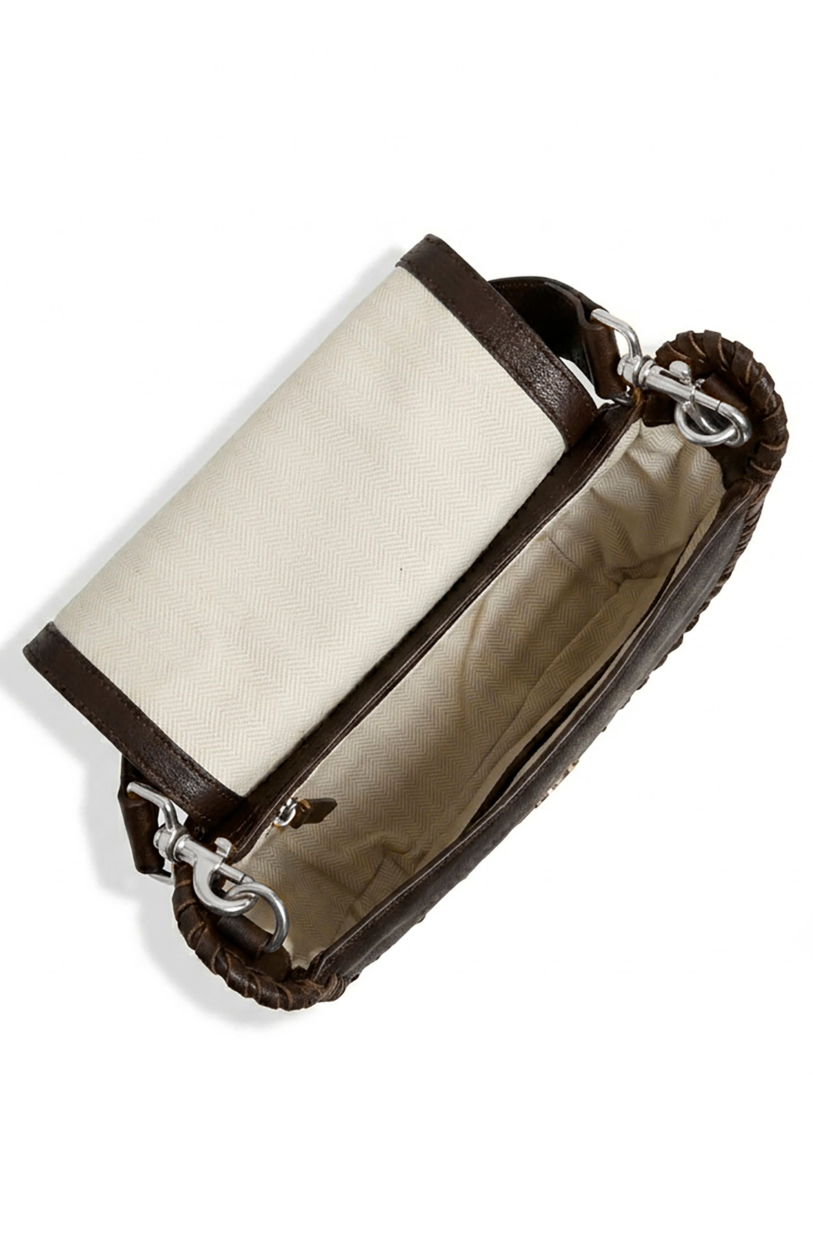 All for Love Leather Crossbody Bag, Alternate, color, FUDGE BRUSH OFF