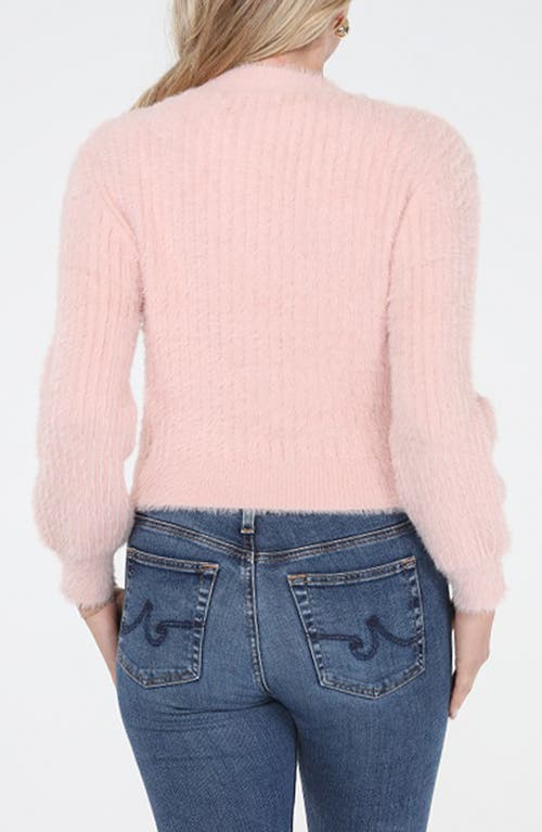 Rain And Rose Soft V-neck Cardigan In Pink