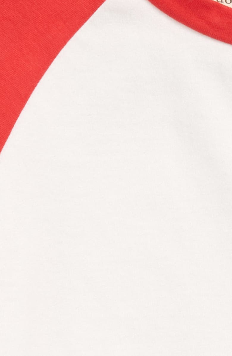 DOTTY DUNGAREES Kids' Colorblock Raglan Sleeve Cotton Baseball T-Shirt, Alternate, color, 