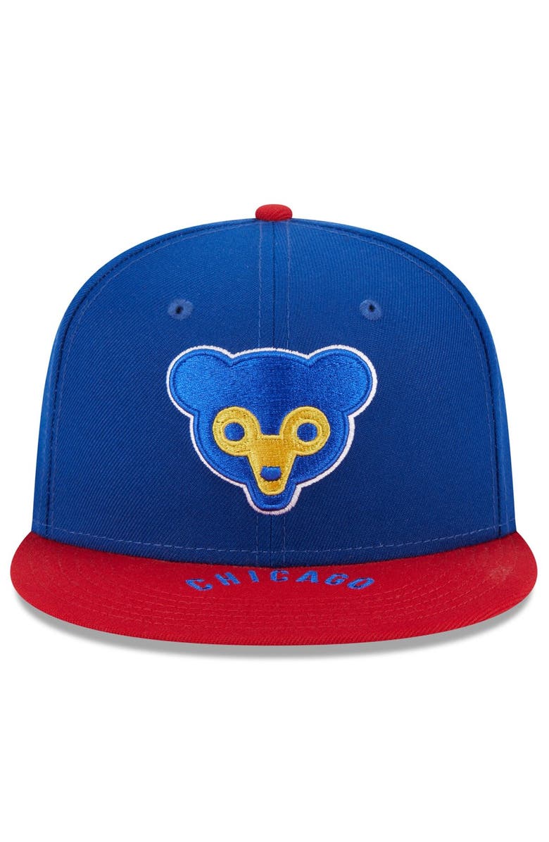 New Era Men's New Era Royal/Red Chicago Cubs On Deck 59FIFTY Fitted Hat, Alternate, color, 