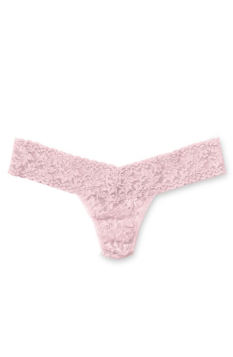 Signature Lace Low Rise Thong