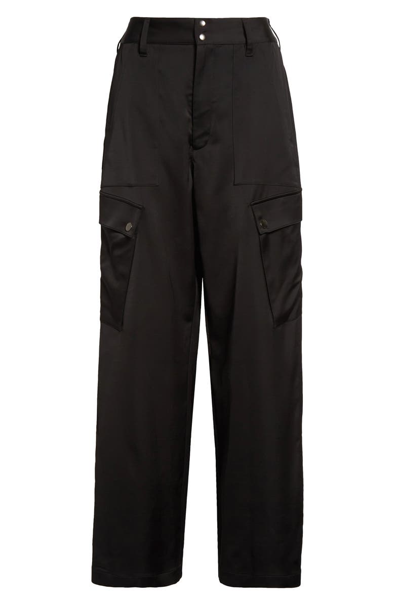 Maria McManus Snap Stretch Wide Leg Cargo Pants, Alternate, color, 
