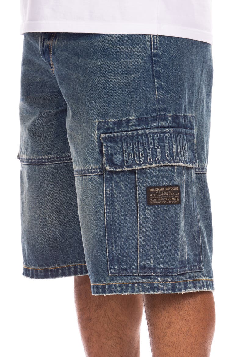 BB Hike Denim Cargo Shorts, Alternate, color, ARIES