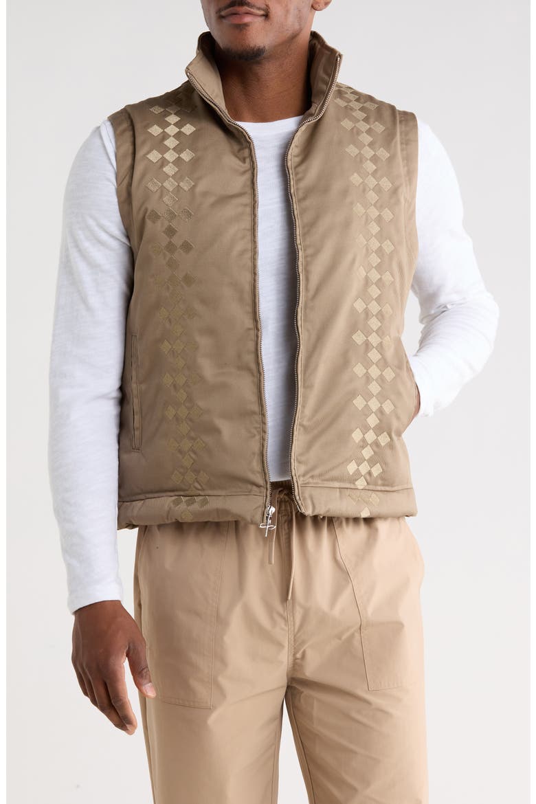 Syracuse Down Vest, Main, color, BROWN